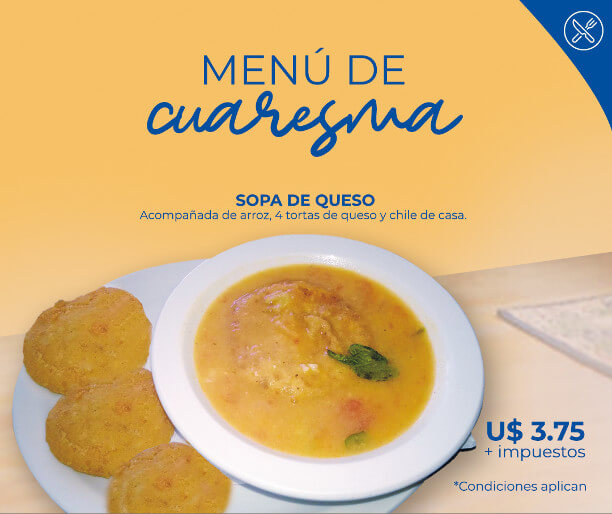 Exquisita Sopa de Queso en Hotel Mansión Teodolinda